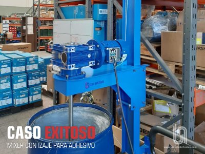 CASO EXITOSO - TDF IRON MIX CON IZAJE PARA ADHESIVO